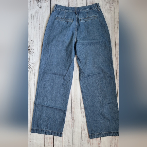 Madewell The Harlow Wide-Leg Jean in Fairson Wash 27 Baggy Straight Jeans NL203 - Picture 10 of 10